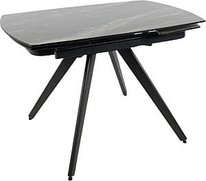 Стеклянный стол Avanti Vigo Black Galaxy Matt (Черный)