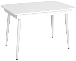 Masa din laminat Evelin DT 432-1R WH Alb