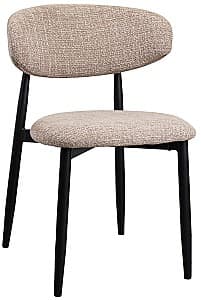 Scaun fier DP Meridian Bej/Negru