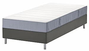 Кровать IKEA Lyngor/Vagstranda/Bjorli очень твердый 90x200 10cm Синий/Темно-серый