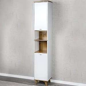 Dulap de baie Kesper 15991 (White/Natural)