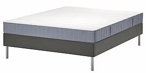 Кровать IKEA Lyngor/Vesteroy/Bjorli твердый 140x200 20cm Синий/Темно-серый