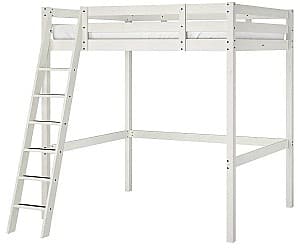 Pat copii IKEA Stora 140x200 Vopsit Alb