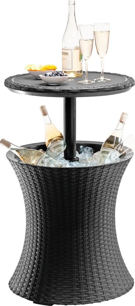 Masa de gradina Keter Cool Bar Rattan Anthracite