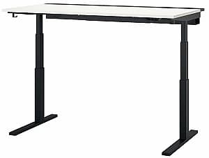 Masa pentru calculator IKEA Mittzon inaltime reglabila/electrica 120x60 Alb/Negru