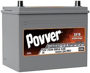 Аккумулятор POVVER 75Ah Jap +левый (Mutlu) S3