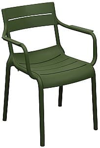 Стул для сада DP Ruben Brown Dark Green