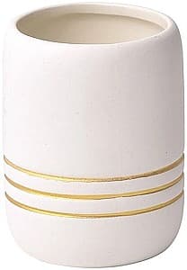 Стакан для зубных щёток Tendance Golden Stripes (43685)