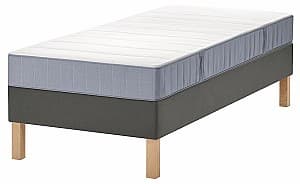 Кровать IKEA Lyngor/Vesteroy/Burfjord очень твердый 90x200 20cm Синий/Темно-серый