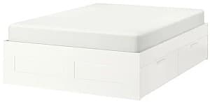 Кровать IKEA Brimnes с хранилищем Lonset 160х200  Белый