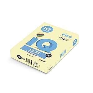 Hirtie colorata imprimanta IQ-Color A4 Pale Yellow, 80 g/m2, YE2380