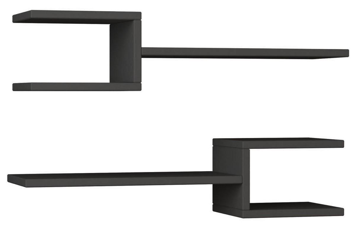 Полка на стену DECO Fork Anthracite