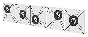 Cuier pentru haine DECO Vizy White (Alb)