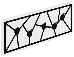 Cuier pentru haine DECO Trace White (Alb)