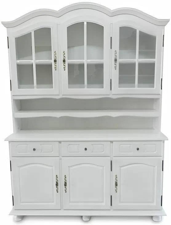 Dulap cu vitrina Viitorul Bufet Alb