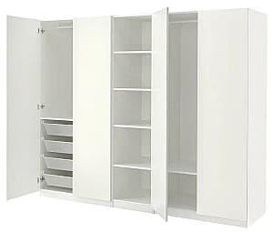 Шкаф IKEA Pax/Forsand полки/штанги/корзины 250x60x201 Белый