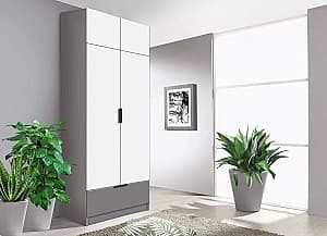 Dulap Modern Komfort 90cm (Slate Gray/White)
