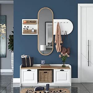 Antreu Mirage Meble EE101 (White/Walnut)