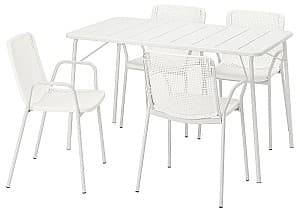 Набор садовой мебели IKEA Torparo с подлокотниками 130x74 Белый
