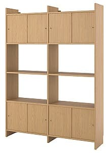 Etajera IKEA Ladmakare usi glisante/2 polite 159x35x212 Aspect stejar