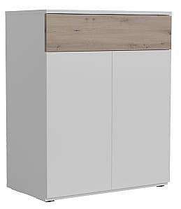 Comoda Yasen Rebeca KOM2D1S Stejar Artisan / Nimphea Alb