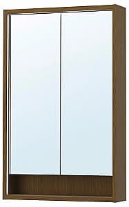 Dulap de baie IKEA Faxalven iluminat integrat 60x15x95 Maro/Aspect Stejar