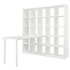 Офисный стол IKEA Kallax/Lagkapten 182x179x182 Белый