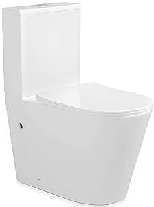 Унитаз South Villa SH-5107 Tornado 60 P-trap 3/6 BTW Slim UF Duroplast