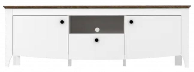 Tumba pentru televizor Yasen Karina RTV2D1S Nimphea Alba/Stejar Sonoma Trufa