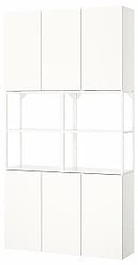 Шкаф витрина IKEA Enhet 120x32x225 Белый
