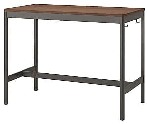 Masa de birou IKEA Idasen 140x70x105 Maro/Gri Inchis