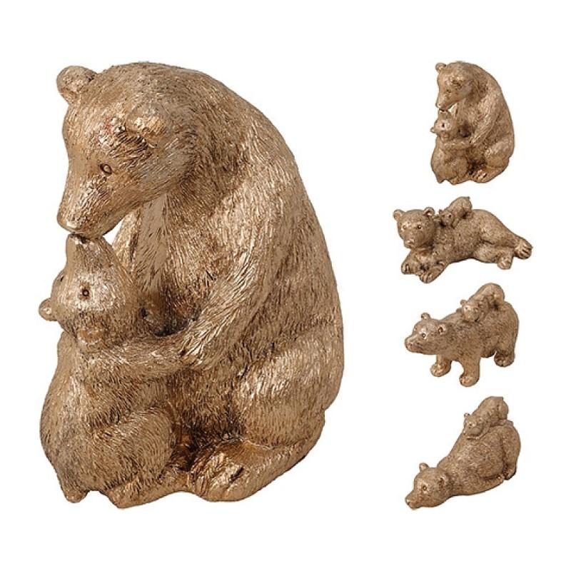 Decoratiune de interior VLM Urs cu pui de urs (52558)