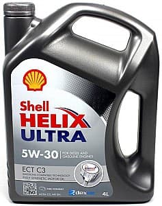 Моторное масло Shell Helix Ultra ECT 5W30 4л