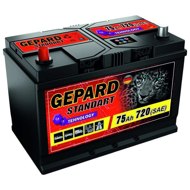 Acumulator auto GEPARD 75 AH Japan