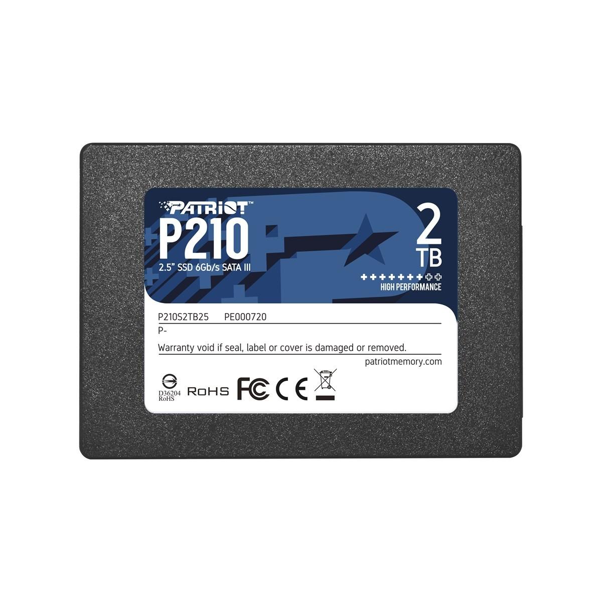 SSD PATRIOT P210 2TB