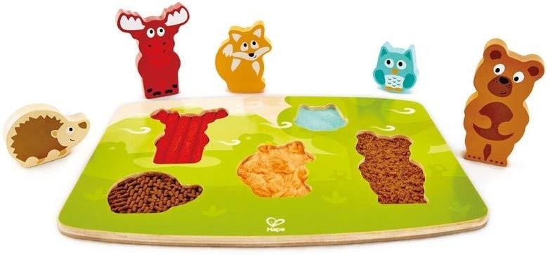 Jucarie bebelus Hape E1621A Forest Animal Tactile