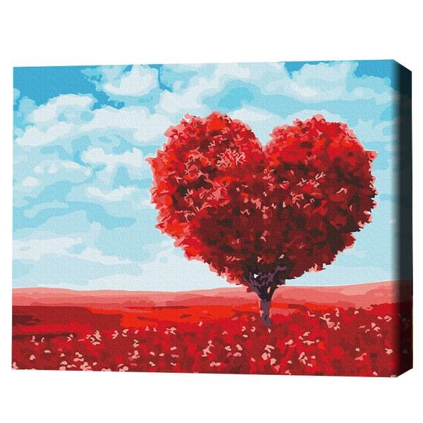 Tablou pe numere BrushMe Inima naturii BS52254FC