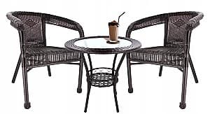 Set mobila de gradina GardenLine FAT3045KPL (Brown)