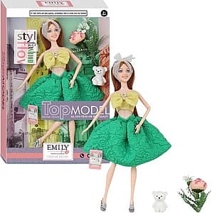 Papusa Essa Toys Emily cu animăluț și accesorii (QJ147)