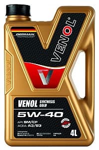 Моторное масло Venol 5W-40 SYNTHESIS GOLD ACTIVE 4л