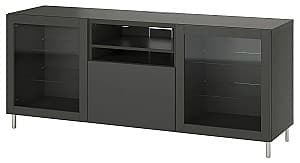 Тумба под телевизор IKEA Besta 180x42x74 Темно-серый Синдвик/Лаппвикен/Стуббарп Темно-серый