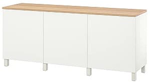 Комод IKEA Besta с дверцами 180x42x76 Белый/Лаппвикен/Стуббарп Белый