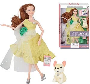 Papusa Essa Toys Emily cu animăluț și accesorii (QJ147C)