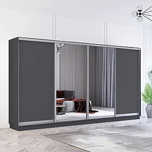 Dulap-cupe Mobildor Lux 2 usi cu oglinda 400x240x60 (Anthracite)