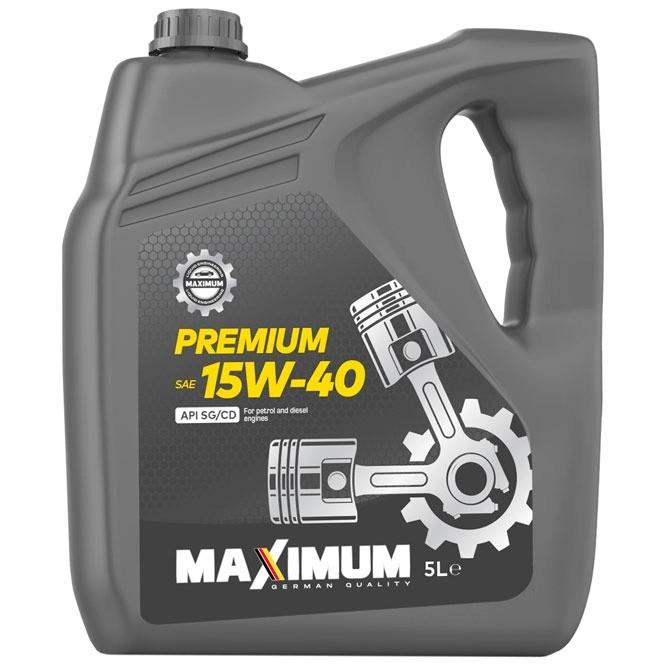 Моторное масло MAXIMUM Premium 15W-40 SG/ CD  5 л