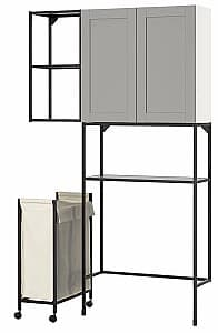 Dulap de baie IKEA Enhet cu cadru 120x32x204 Antracit/Gri