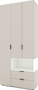 Dulap Nex Home A002R Cashmere (Bej)/Alb