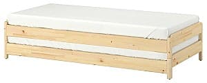 Кровать IKEA Utaker 2 матраса 80x200 Сосна/Ваннарейд/Экстра Жесткая