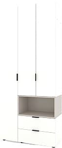 Шкаф Nex Home A002R Белый/Кашемир (Бежевый)