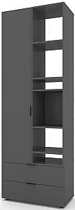 Шкаф Nex Home A001R Антрацит (Серый)